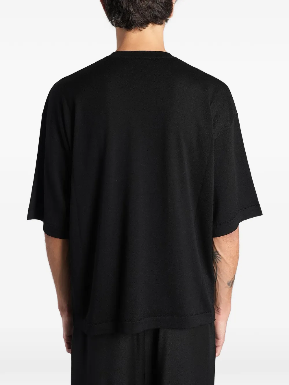 Barena Zaco crew-neck T-shirt Zwart