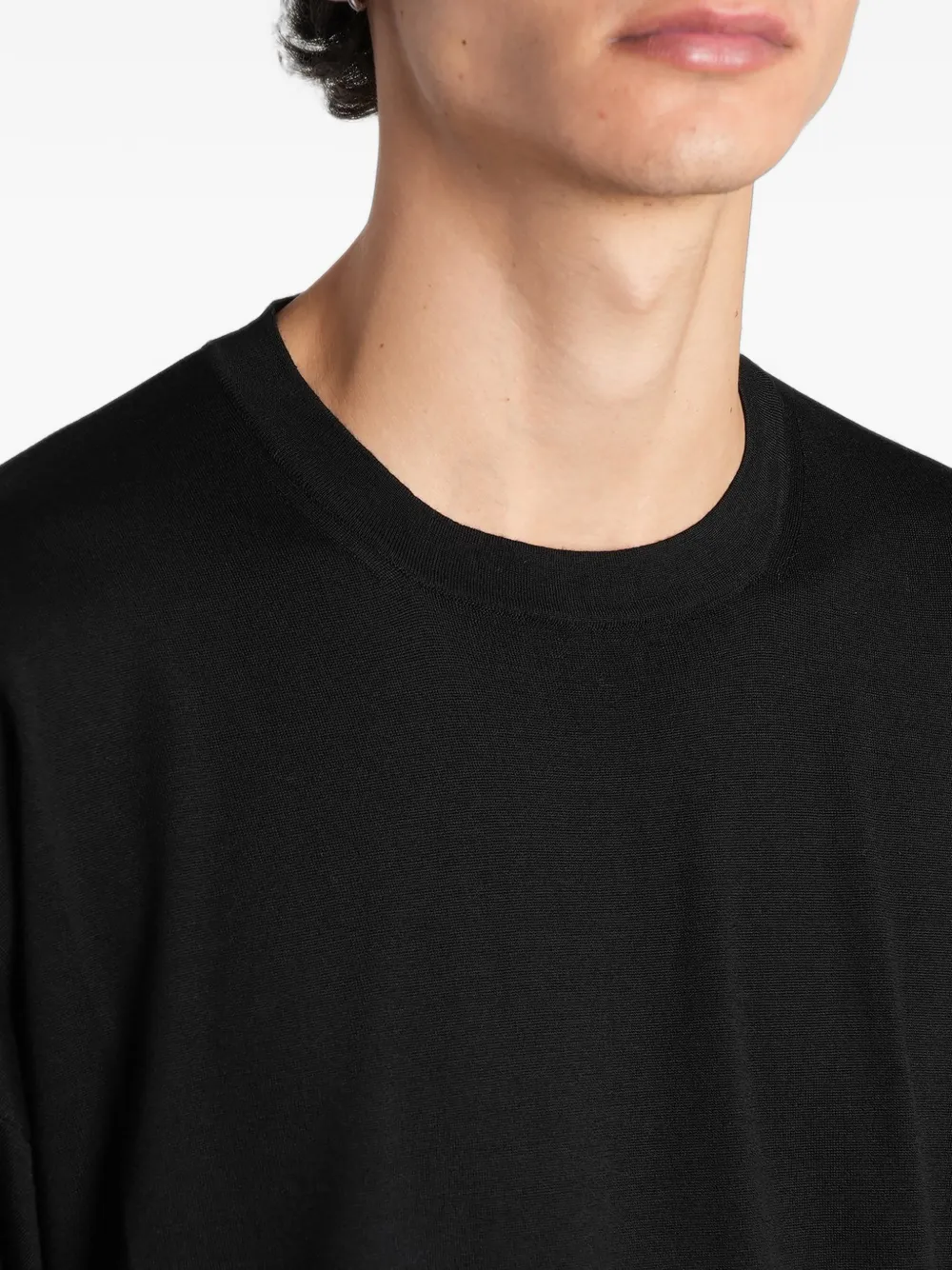 Barena Zaco crew-neck T-shirt Zwart