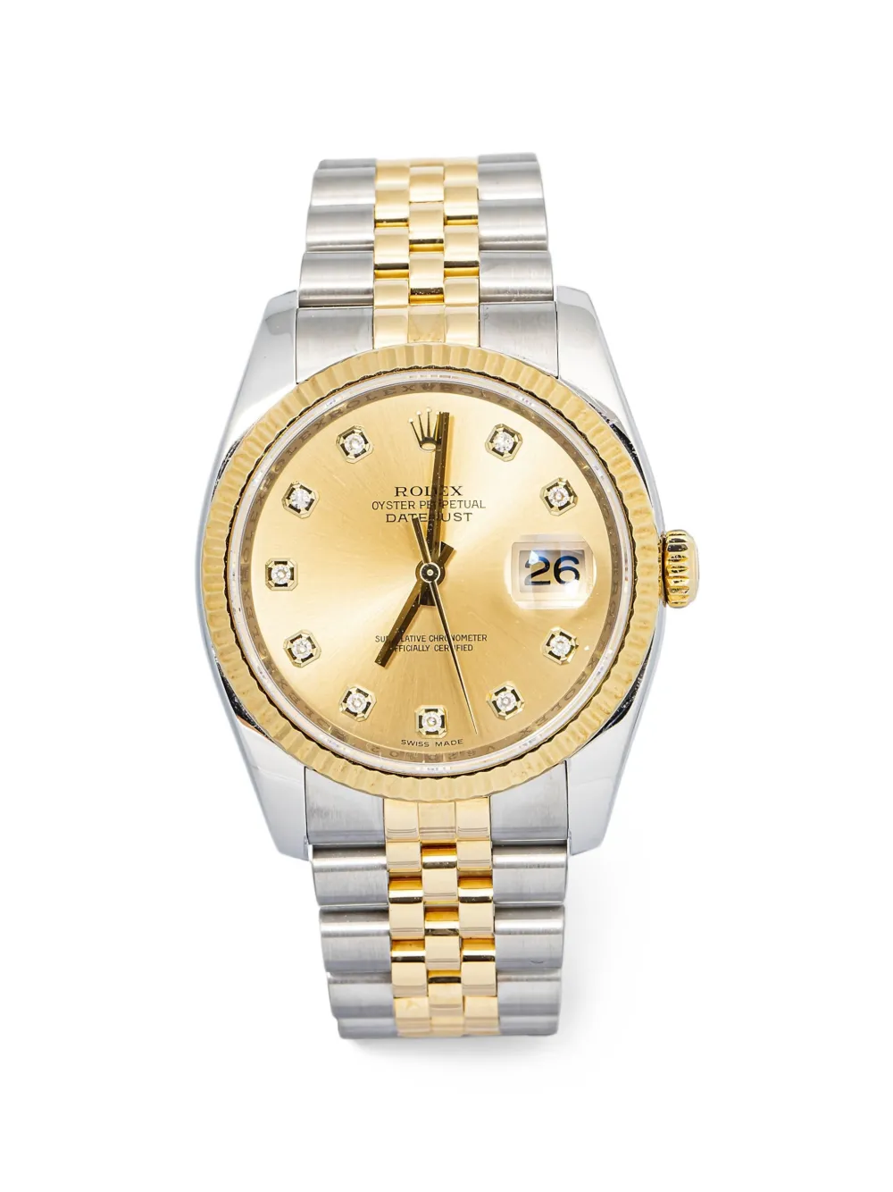 Rolex Datejust diamond 36mm watch - Oro