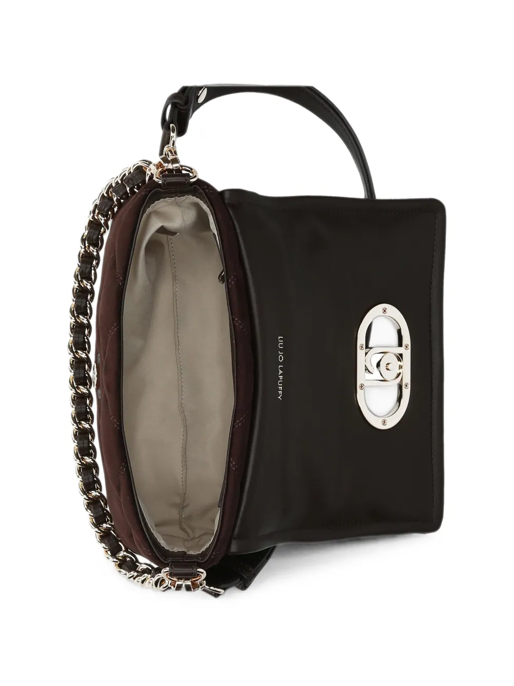 LIU JO Medium La Puffy tas van microvezel Bruin
