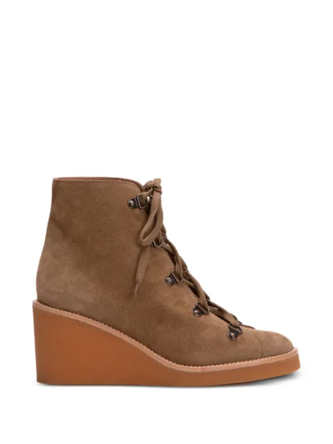 ODISSI Yara lace-up wedge boots