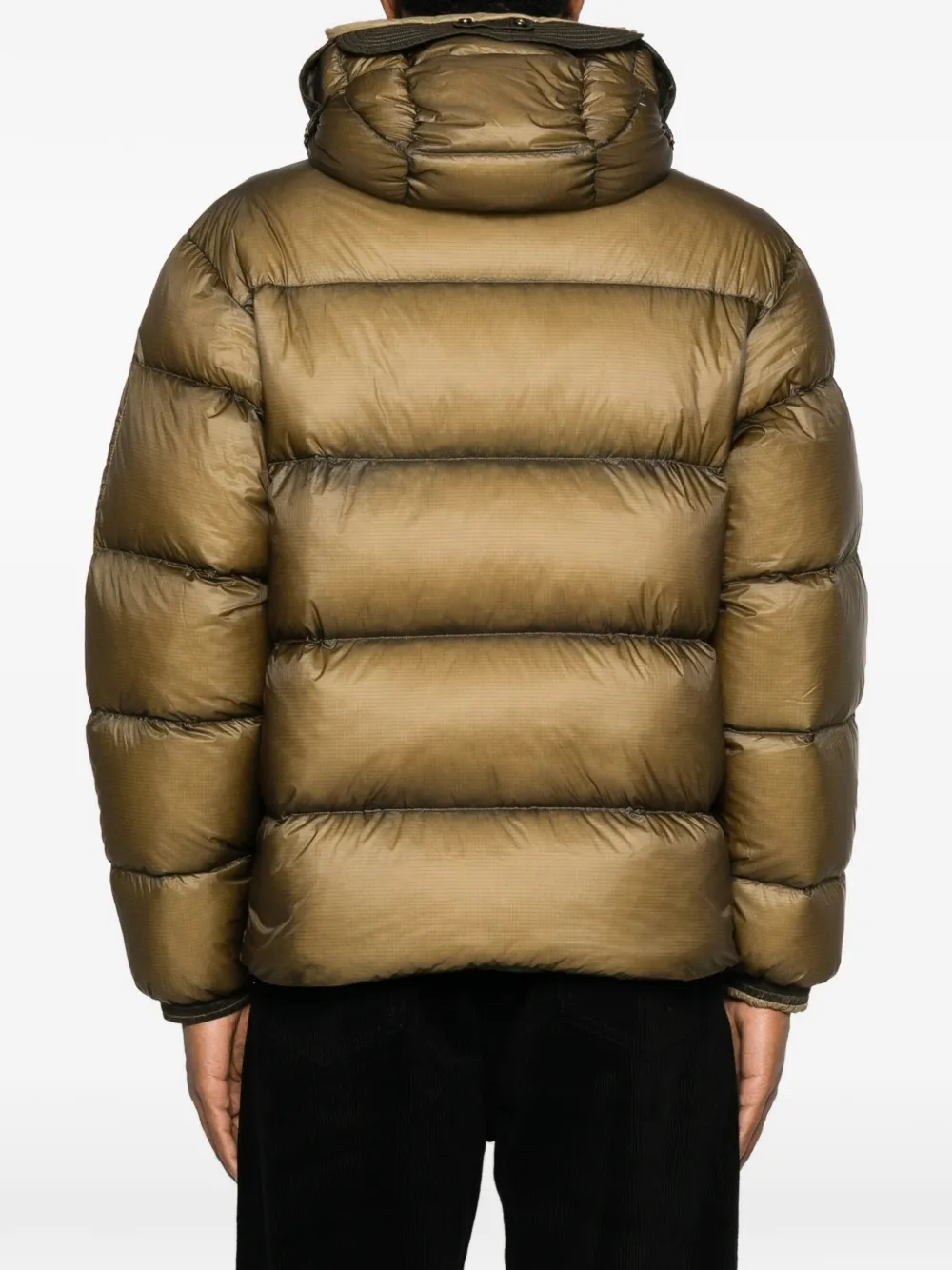 C.P. Company Goggle-detail padded jacket Groen