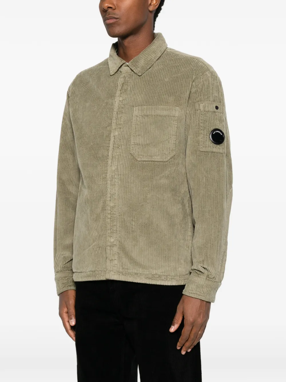 C.P. Company padded corduroy jacket Groen