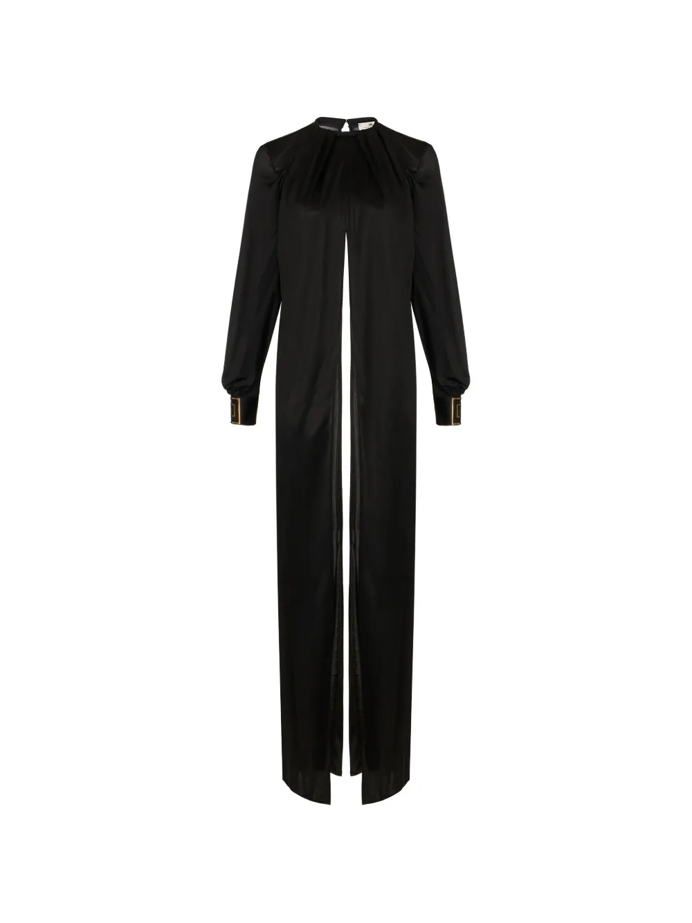 Elisabetta Franchi blouse in shiny jersey fabric - Nero