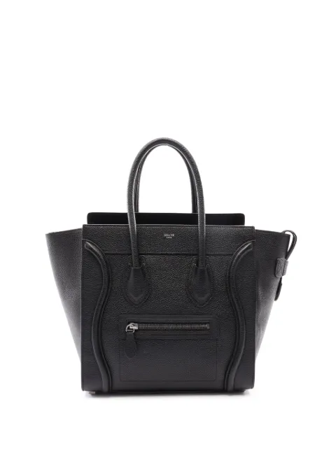 Celine Pre-Owned 2000-2026 Micro Leather Luggage Tote handbag