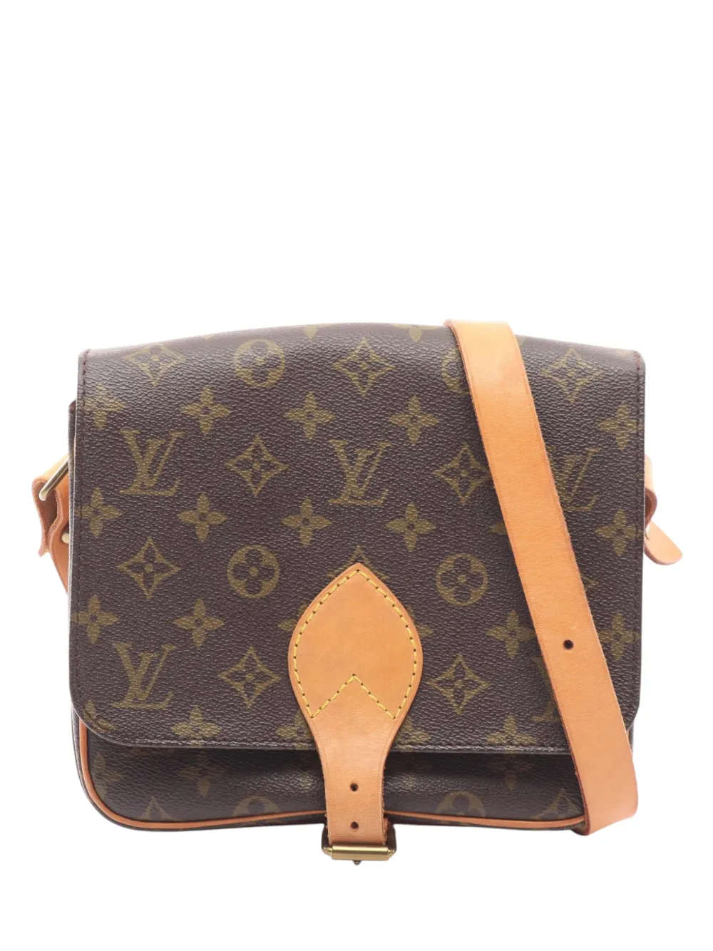 Louis Vuitton Pre-Owned 1991 Monogram Cartouchiere MM crossbody bag - Marrone