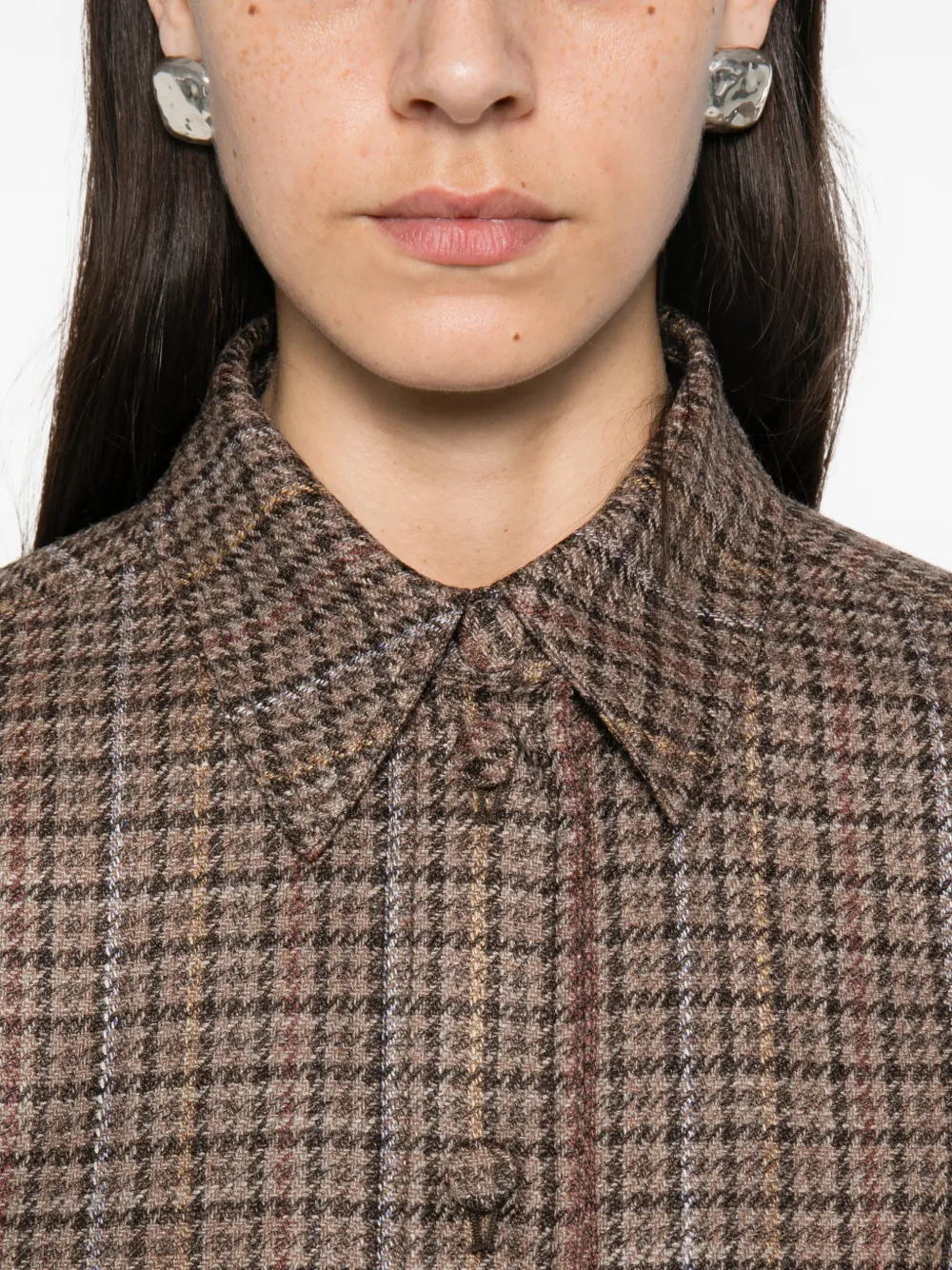 Gabriela Hearst Thereza geruit jack Bruin