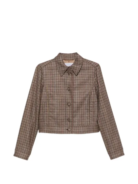 Gabriela Hearst veste Thereza à micro-carreaux