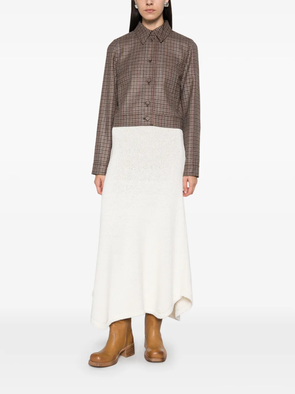 Gabriela Hearst Thereza geruit jack Bruin