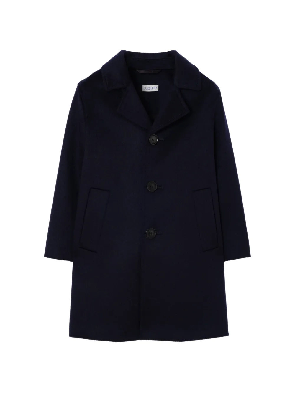 Burberry Kids Lightweight cashmere-blend coat - Blu