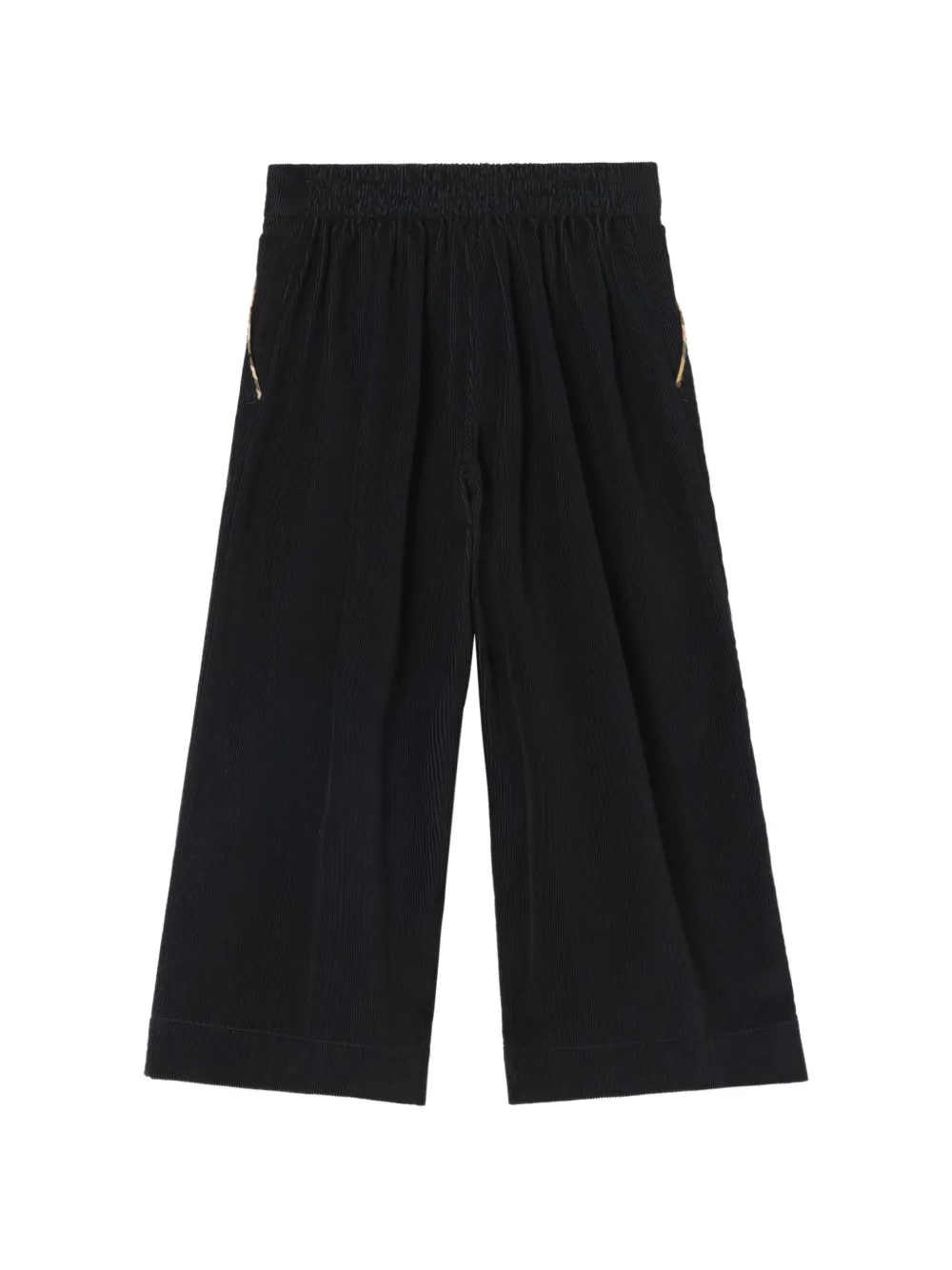 Burberry Kids Ribfluwelen broek Blauw
