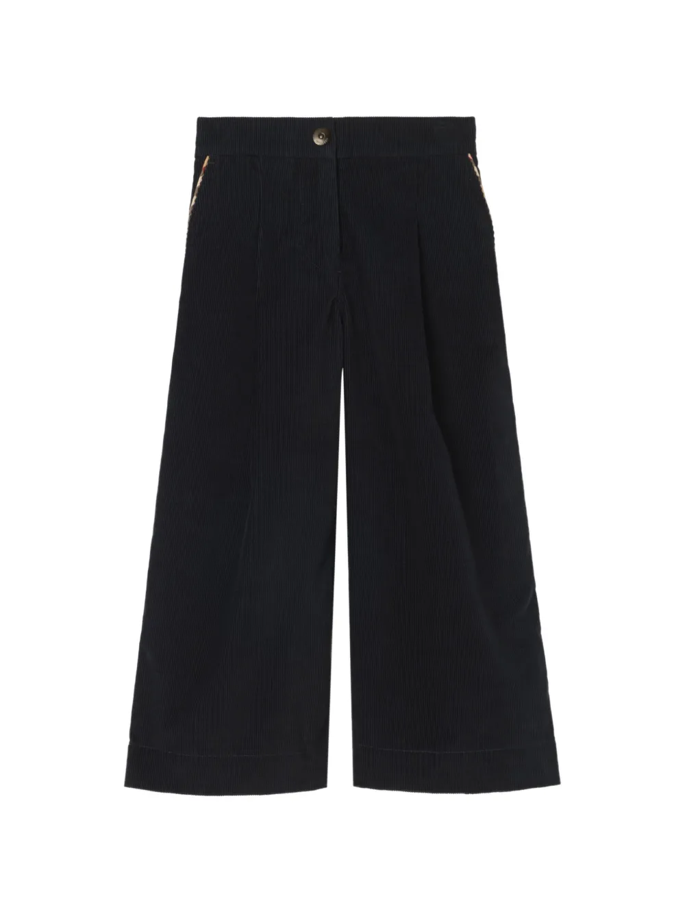 Burberry Kids corduroy trousers - Blu