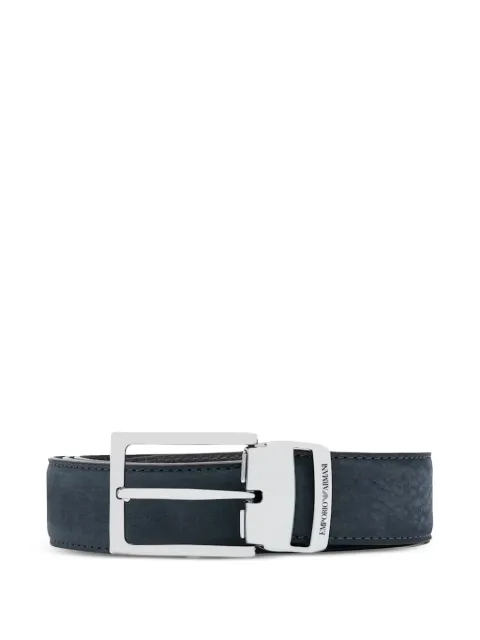 Emporio Armani cinturón con logo grabado