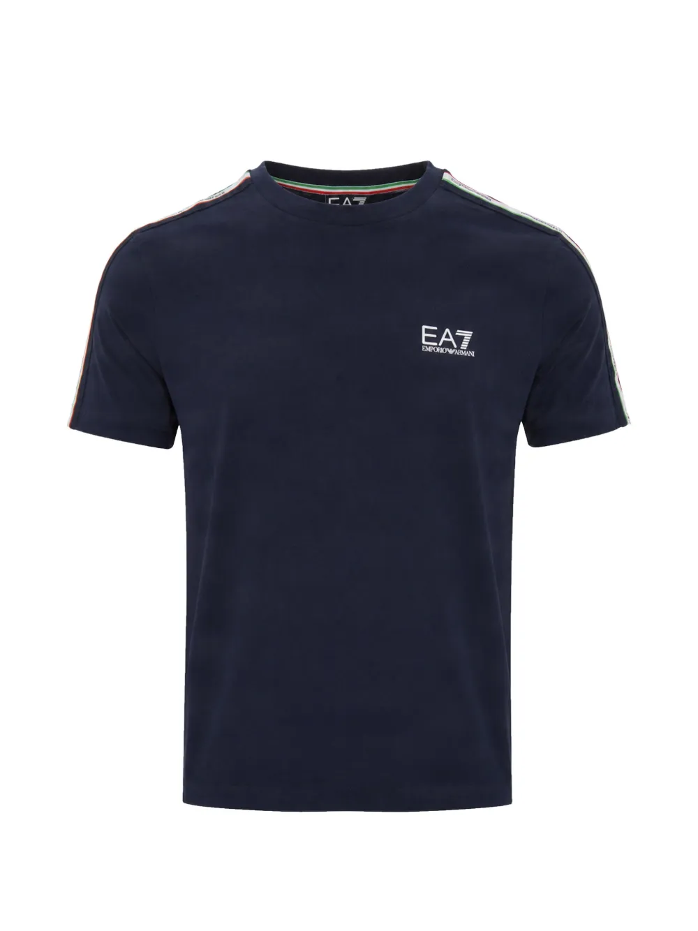 Ea7 Emporio Armani Italia logo-print t-shirt - Blu