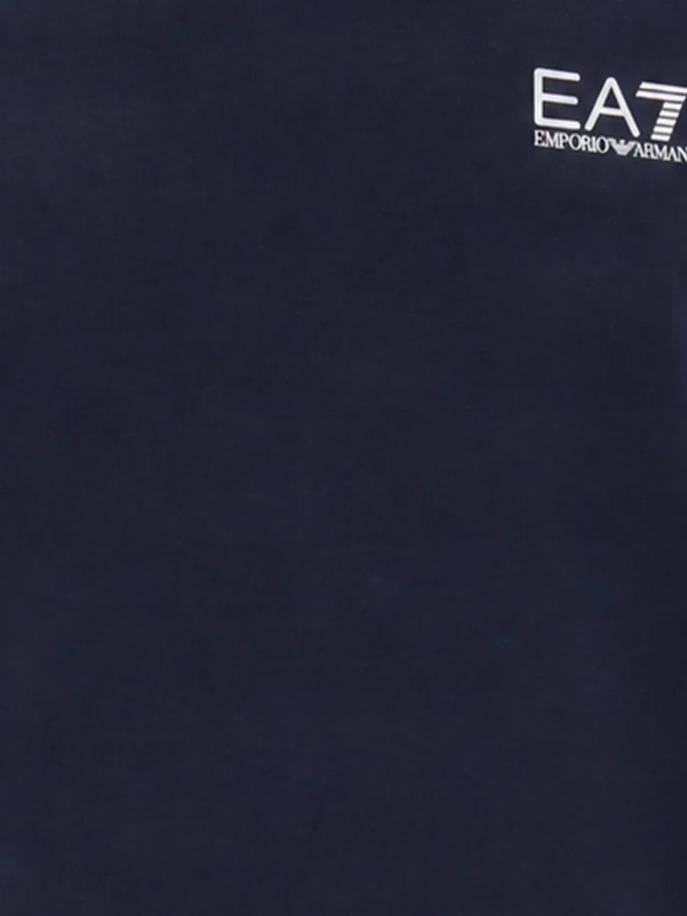 Ea7 Emporio Armani Italia T-shirt met logoprint Blauw