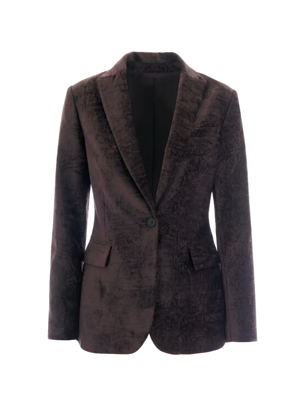 LIU JO velvet blazer - Marrone