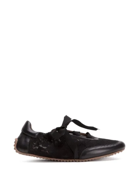 ODISSI Cass lace-panel sneakers