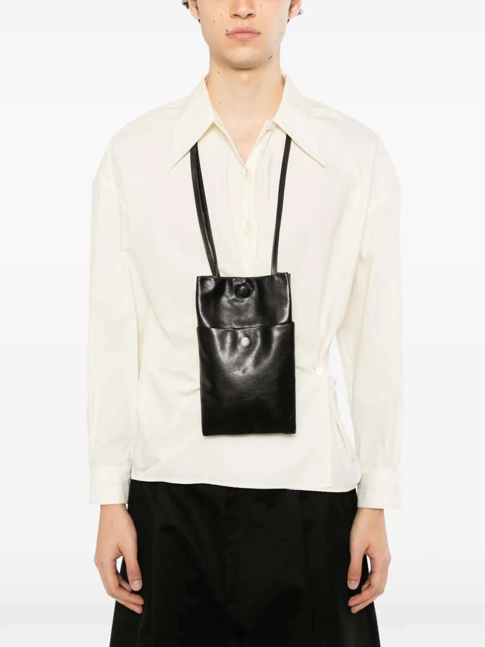 LEMAIRE Book Pouch bag Zwart