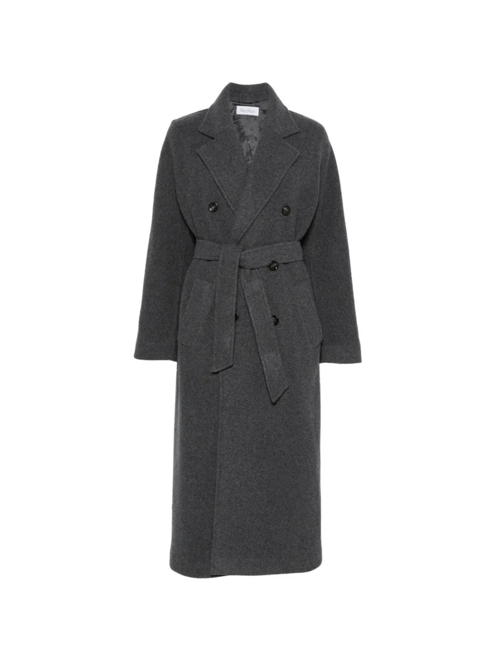 Max Mara oversized double jersey coat - dark grey - Grau