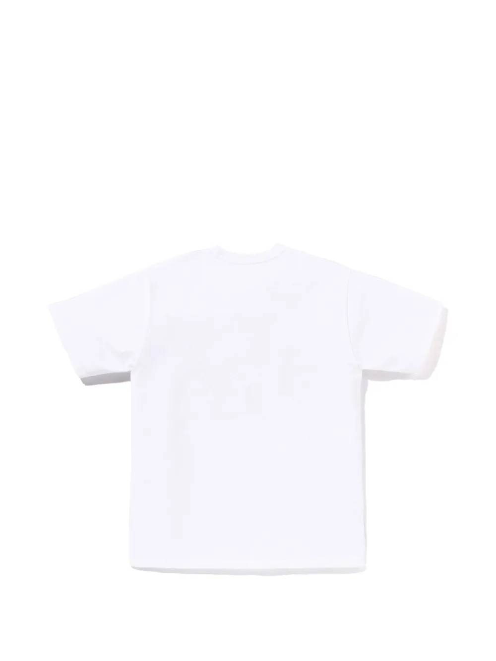 A BATHING APE Head camouflage-print T-shirt Wit