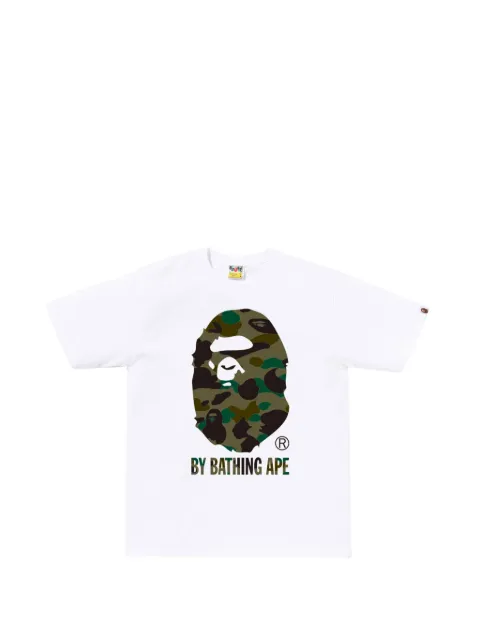 A BATHING APE® t-shirt Ape Head à imprimé camouflage
