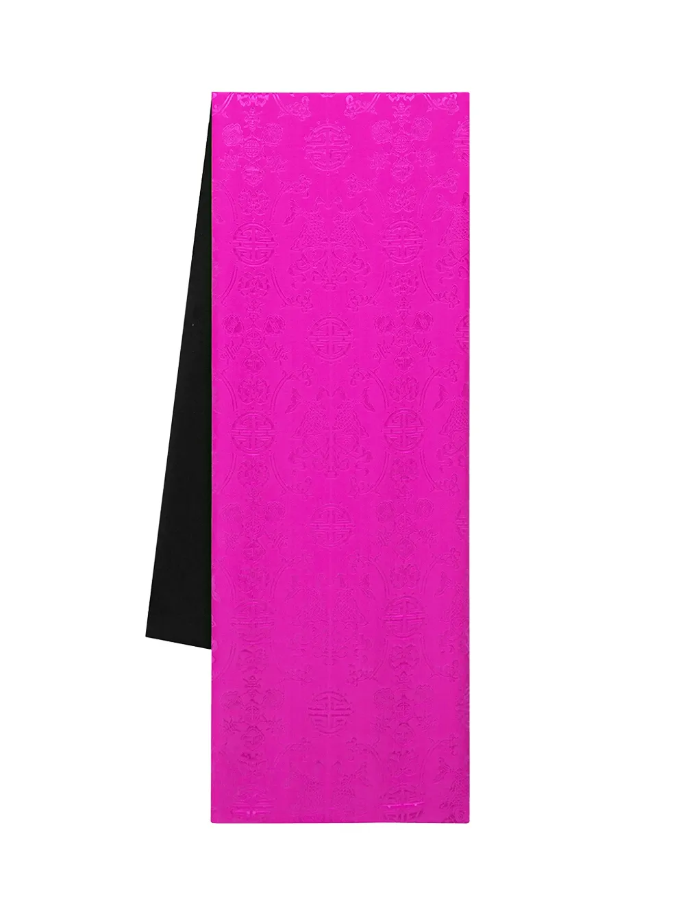 Shanghai Tang Two-Faced sjaal met jacquard Roze