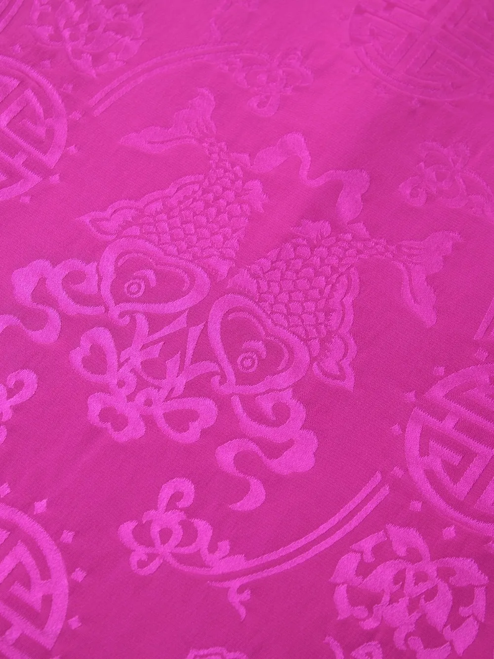 Shanghai Tang Two-Faced sjaal met jacquard Roze