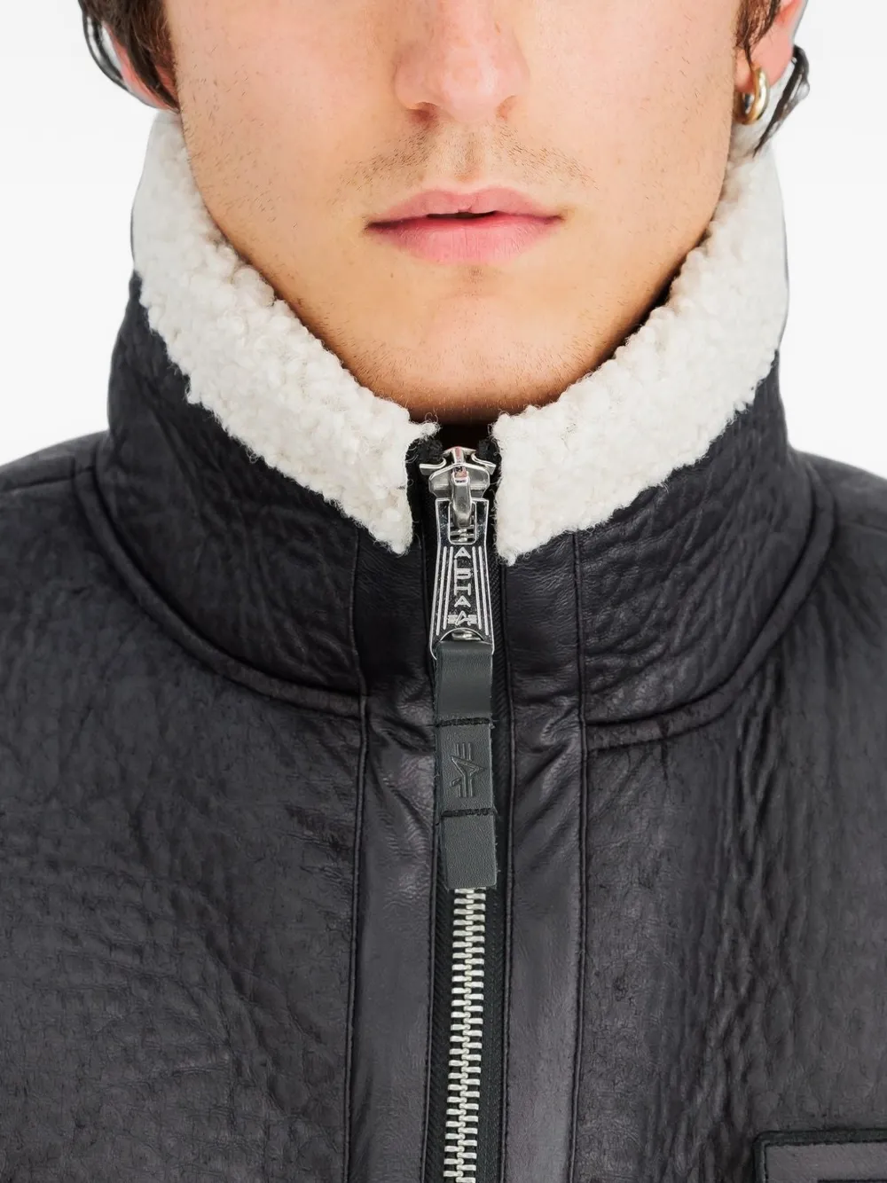Alpha Industries B-15-3 bomber jacket Zwart