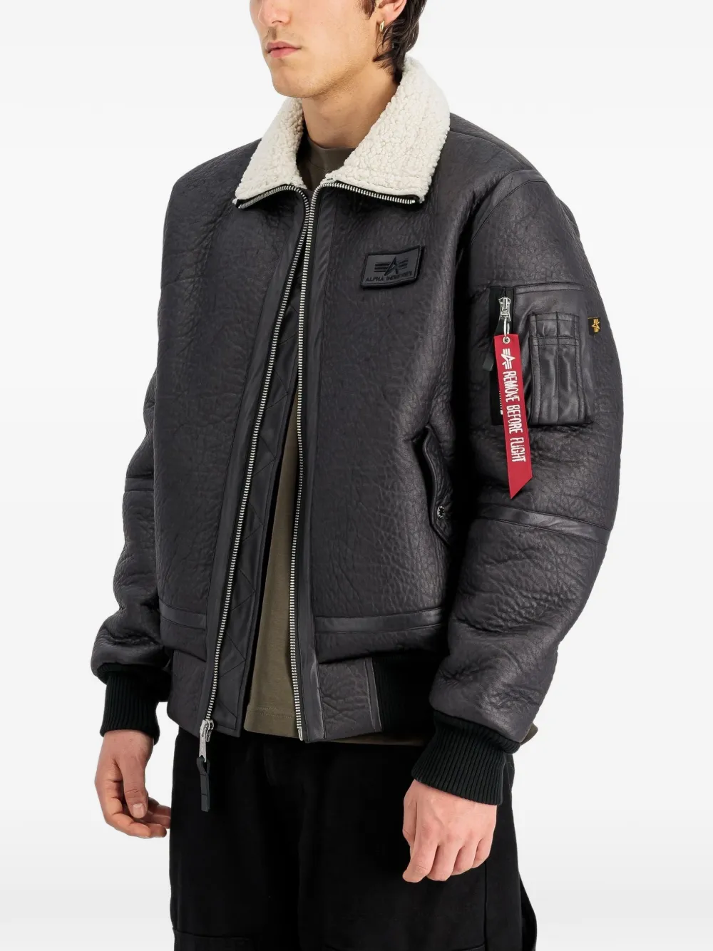Alpha Industries B-15-3 bomber jacket Zwart
