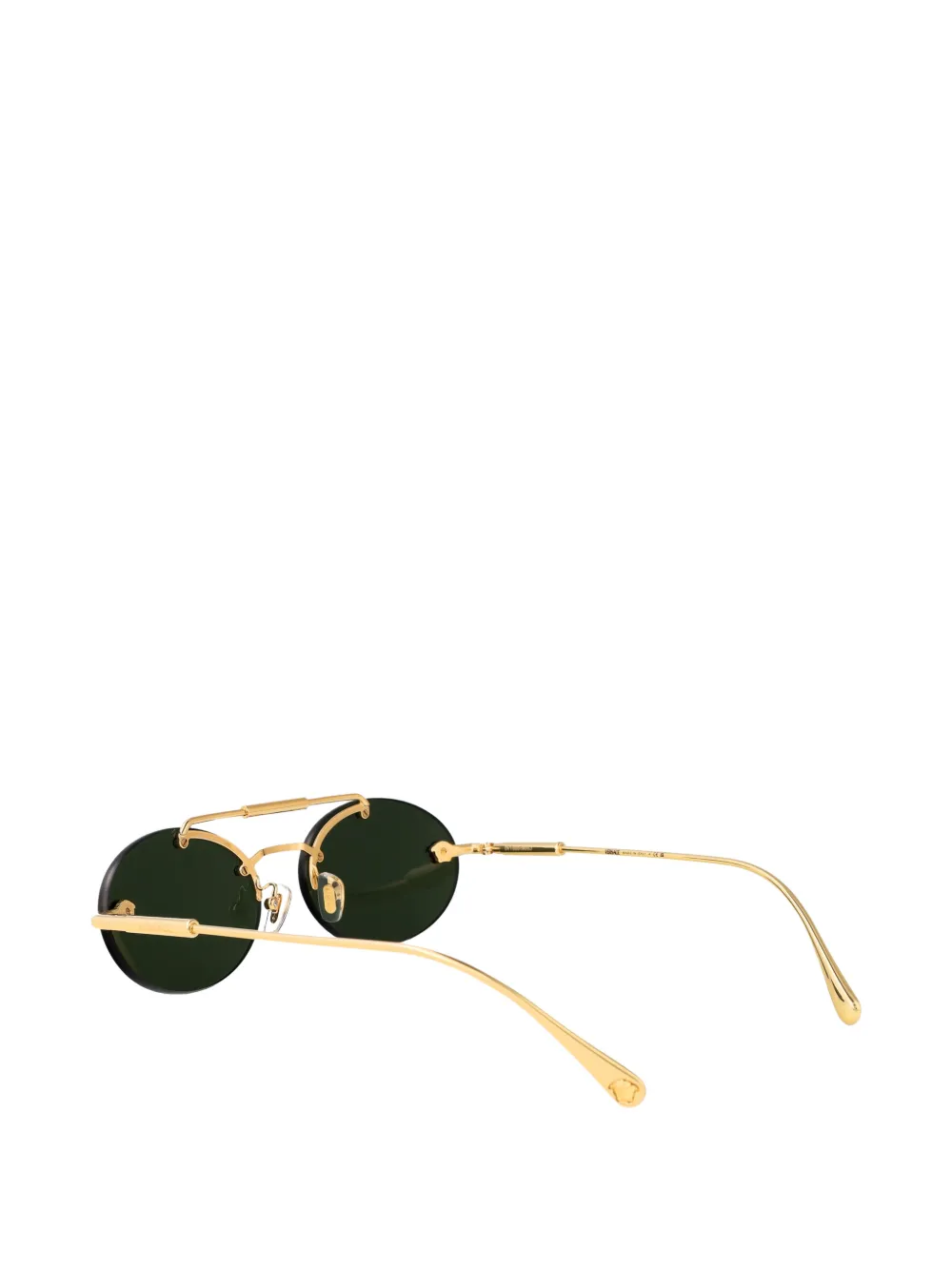 Versace Eyewear Medusa oval-frame sunglasses Goud