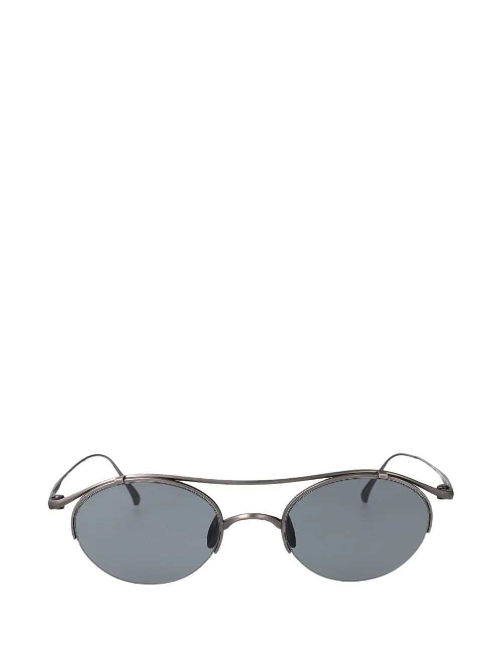 Giorgio Armani oval-frame sunglasses - Grau