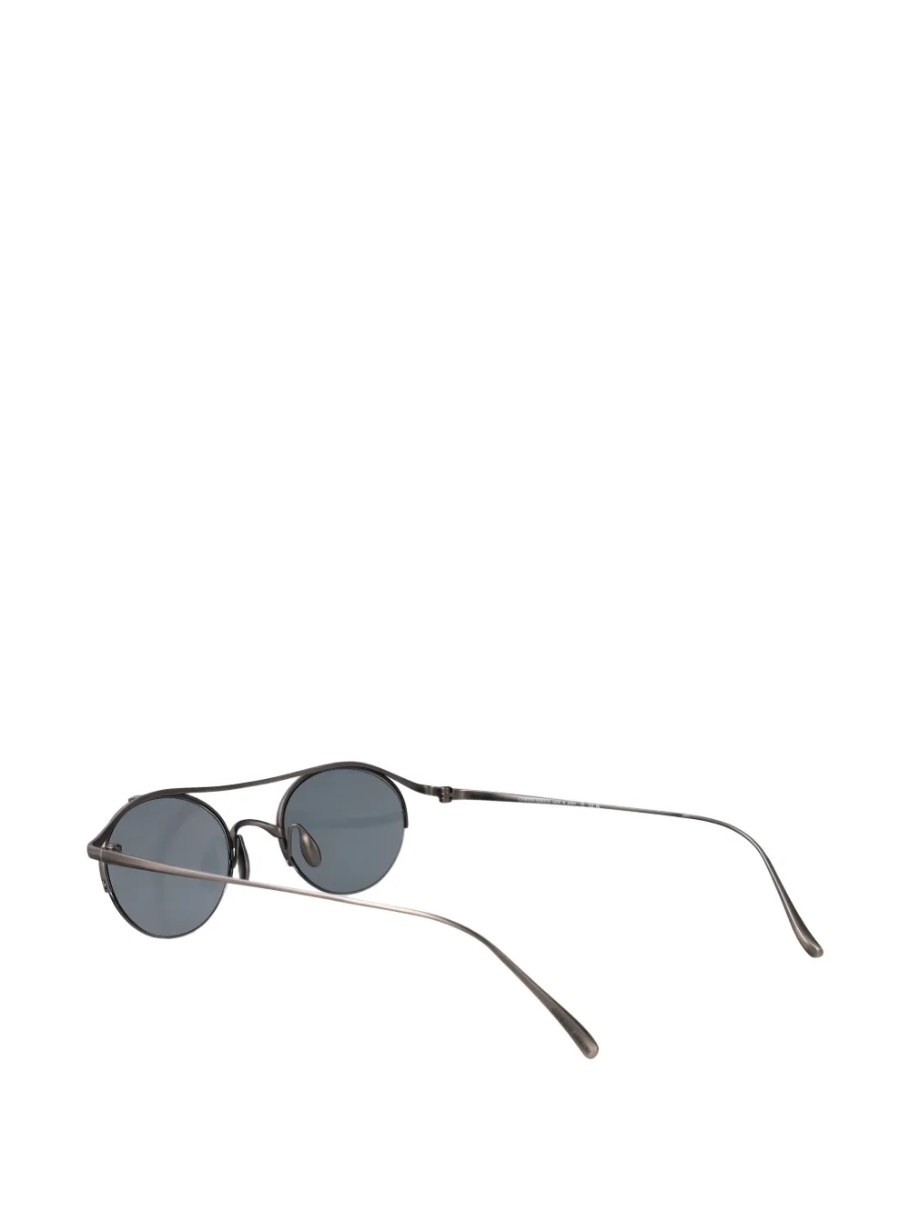 Giorgio Armani Zonnebril met ovalen montuur Grijs