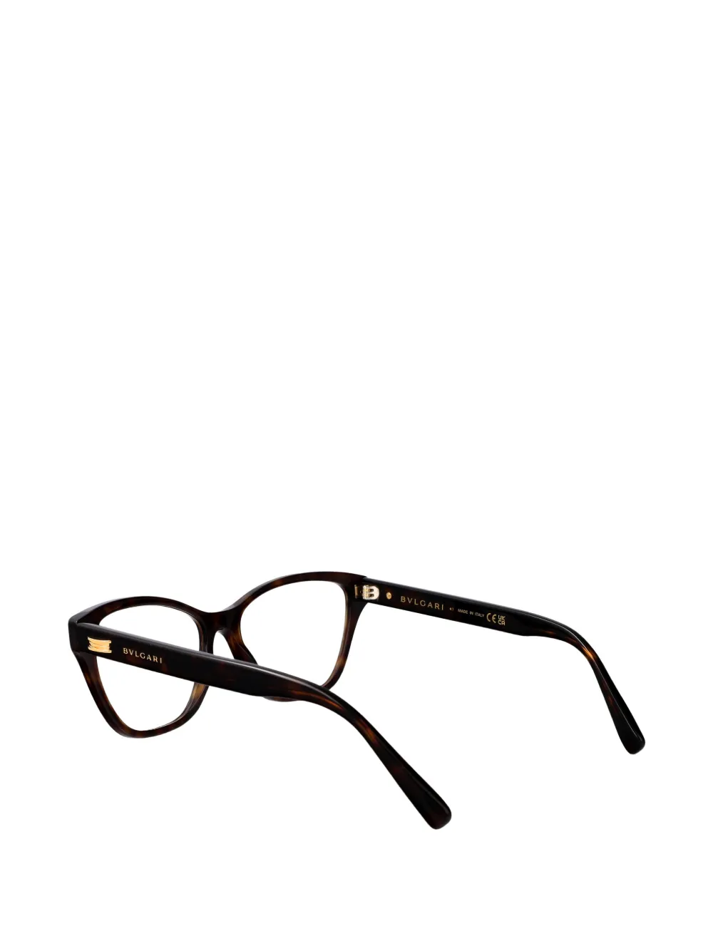 Bvlgari B.zero1 Cat-eye Glasses in Brown, view 4