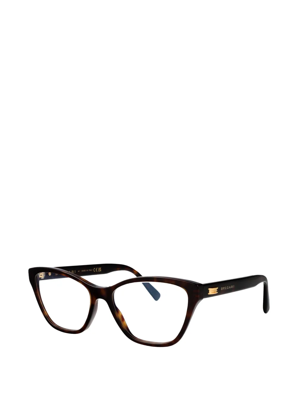Bvlgari B.zero1 Cat-eye Glasses in Brown, view 2