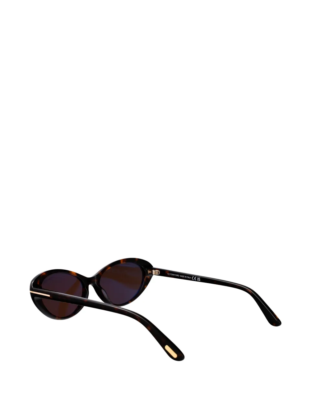 TOM FORD Eyewear Celina-02 zonnebril met cat-eye-montuur Bruin