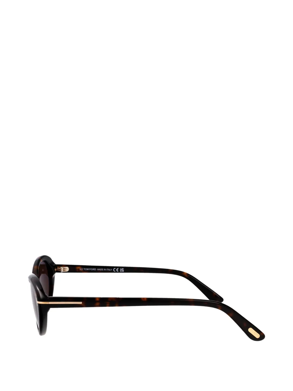 TOM FORD Eyewear Celina-02 zonnebril met cat-eye-montuur Bruin