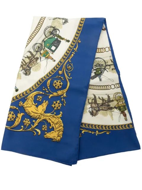 Hermès Pre-Owned 1965-2000 La Promenade de Longchamps Seidenschal 90cm