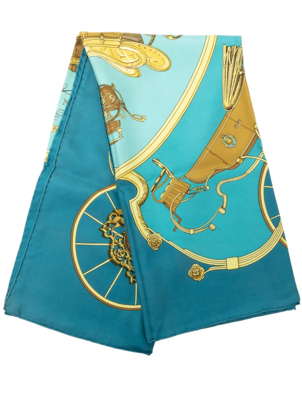 Hermès Pre-Owned 20th Century Springs Seidenschal 90cm - Blau