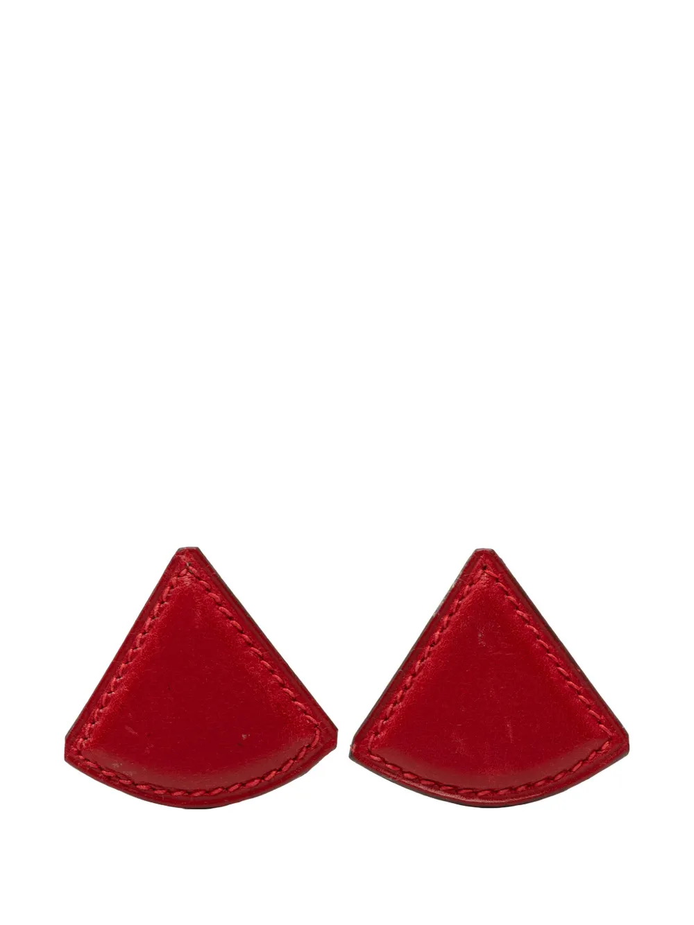 Hermès Pre-Owned boucles d'oreilles Swift Triangle Clip On (2000-2026) Hermès Pre-Owned boucles d'oreilles Swift Triangle Clip On (2000-2026)