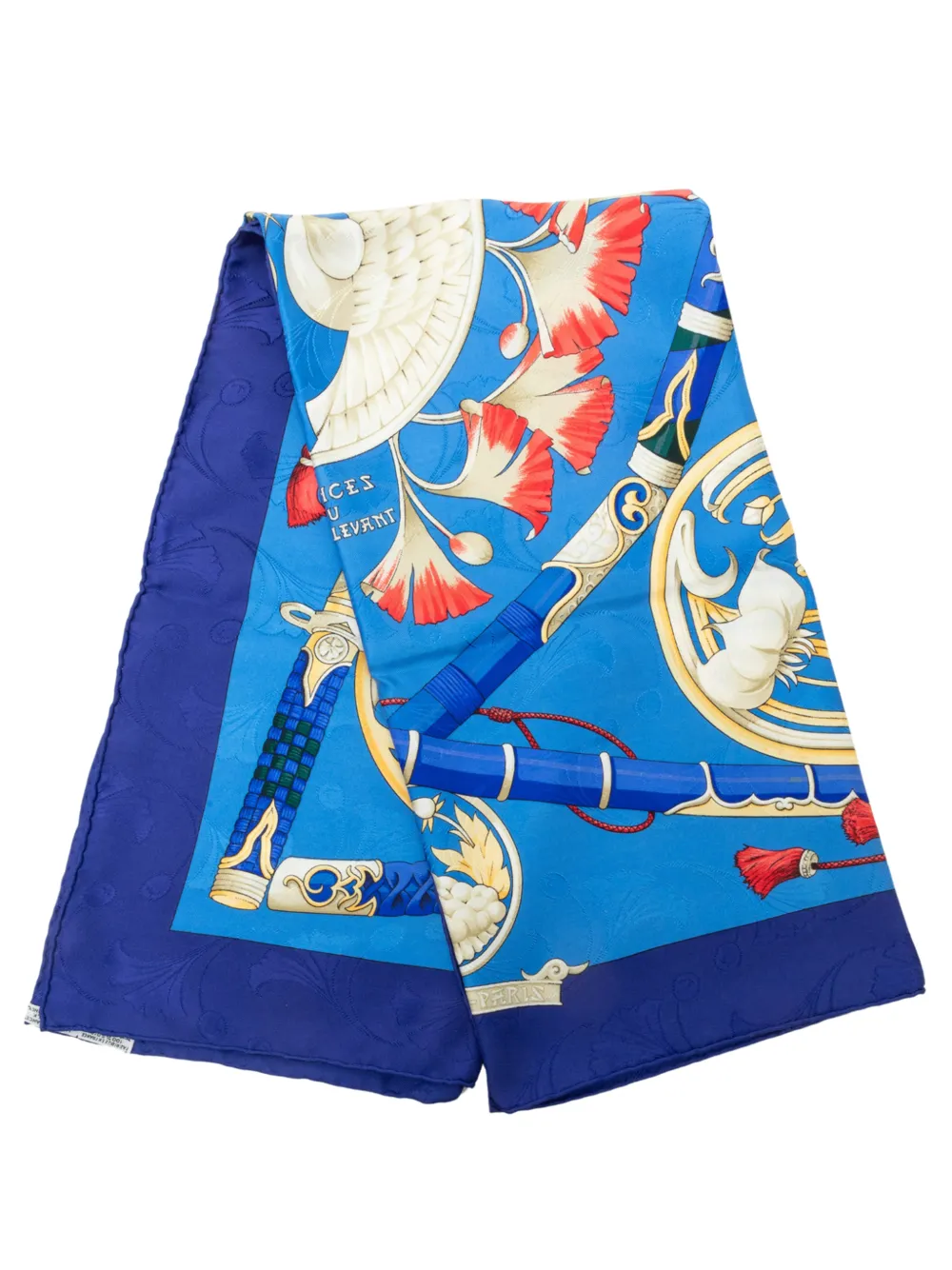 Hermès Pre-Owned 1990-2010 Daimyo Seidenschal 90cm - Blau