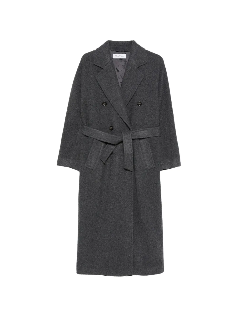 Max Mara oversized double jersey coat - dark grey - Grau