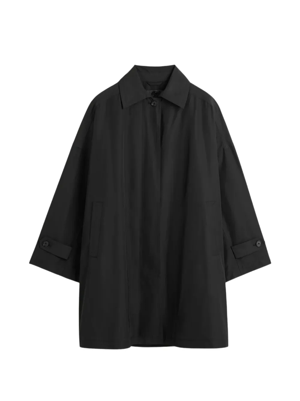 TOTEME button-up oversized coat - Schwarz