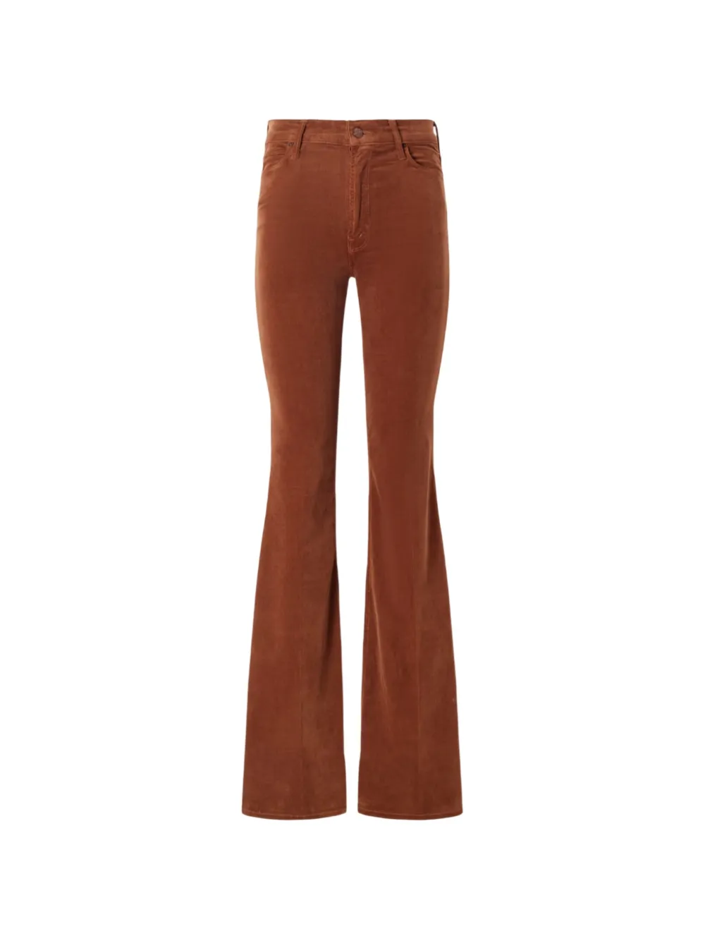 MOTHER pantalon évasé The Doozy en velours côtelé - Marron MOTHER pantalon évasé The Doozy en velours côtelé - Marron