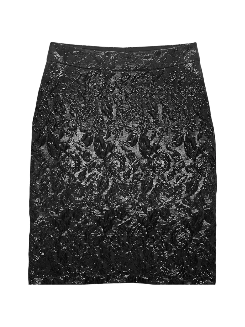 Lunatica Milano floral-brocade pencil mini skirt