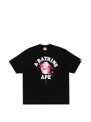 A BATHING APE® リバーシブル カモフラージュ Tシャツ | ブラック