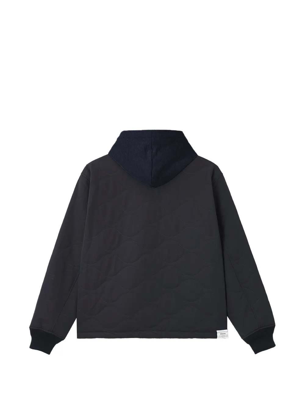 CHOCOOLATE quilted hooded jacket Zwart