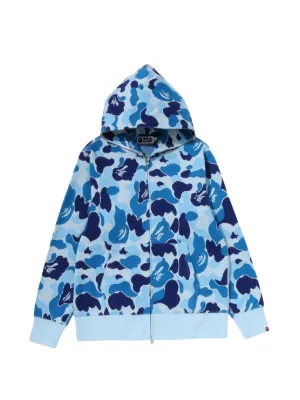 A BATHING APE® カモフラージュ パーカー | ブルー | FARFETCH JP