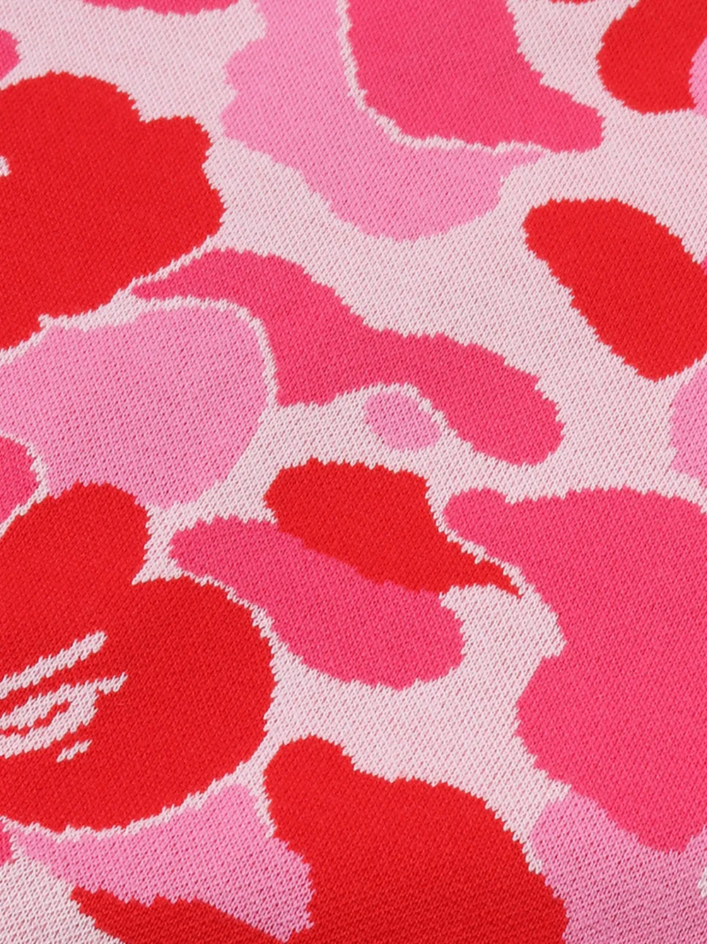 A BATHING APE camo-pattern hoodie Roze