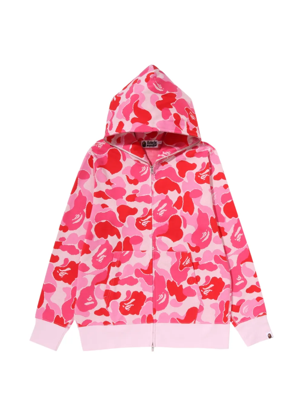 A BATHING APE® camo-pattern hoodie - Pink