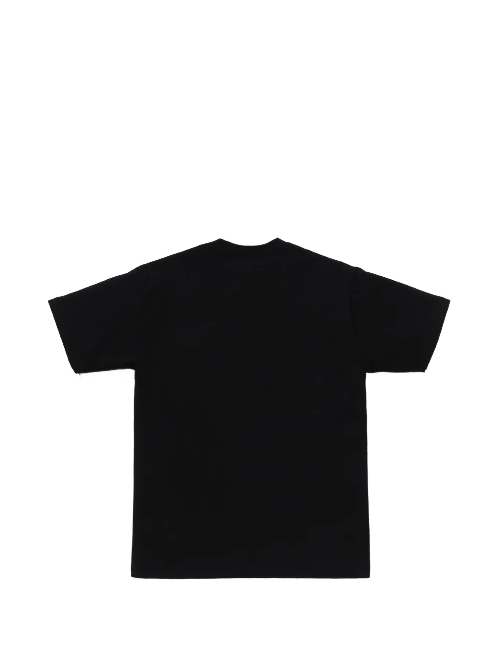A BATHING APE Head camouflage-print T-shirt Zwart